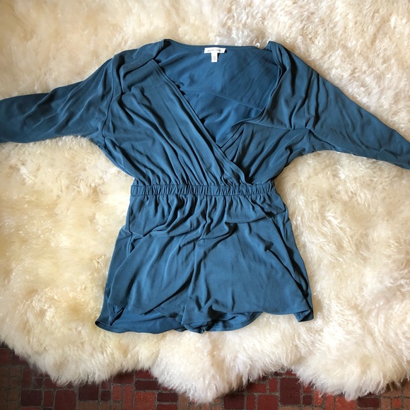 Urban Outfitters Teal Romper - Picture 2 of 3